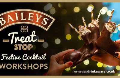 Baileys has launched Baileys Treat Stop, a pop-up featuring the Diageo liqueur brand’s first customisable bar menu, where people can transform lattes, hot chocolates and cocktails.