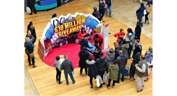 Carphone Warehouse has launched a £10m giveaway promotion, its biggest ever. The campaign gives customers a guaranteed reward for spending in store from November through to Christmas.