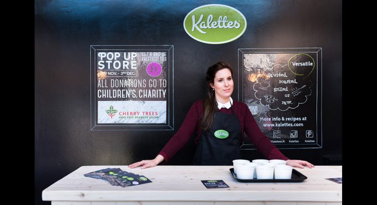 Tozer Seeds has been running a pop-up to promote Kalettes, a natural cross between kale and Brussels sprouts, at Hoxton's Railway Arch, Geffrye Street, London.