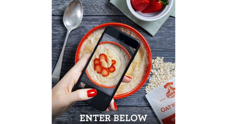 Quaker Oats is running an on-pack promotion offering 10 consumers the chance to win £10,000 (or €10,000 in the Republic of Ireland) by submitting photos of their creative and inspirational porridge bowl or overnights oats creations.