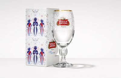 Stella Artois, AB InBev’s premium beer brand, has announced a new UK promotional campaign as part of its global partnership with Water.org, aimed at helping give people in the developing world access to clean water. In the US, consumers can help provide water for third world inhabitants by buying special limited edition Stella chalices designed by local artists (image above shows the Indian chalice).