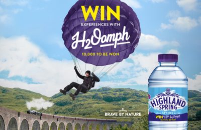 Water brand Highland Spring is running a new on-pack campaign that celebrates everyday bravery, offering 10,000 experience prizes that promise ‘Life, with added H2Oomph’.