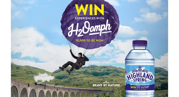 Water brand Highland Spring is running a new on-pack campaign that celebrates everyday bravery, offering 10,000 experience prizes that promise ‘Life, with added H2Oomph’.