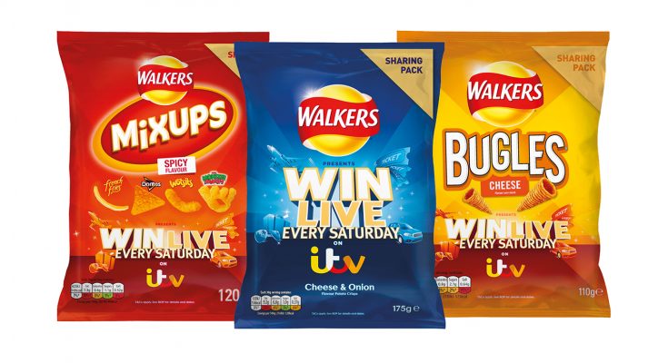 Walkers, the UK’s biggest selling savoury snacking brand, has teamed up with ITV to capitalise on the Saturday ‘big night in’ sharing occasion by offering consumers the chance to win prizes live every Saturday night.