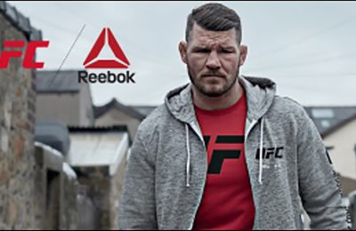 Reebok partnered with Sports Direct for an in-store activation to promote the global athletic footwear and apparel company’s association with the Ultimate Fighting Championship and its UFC Fight Night Collection.