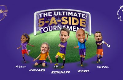 Cadbury is launching a new promotion, as part of its successful partnership with the Premier League, which offers consumers the chance to compete in a 5-a-side football tournament with five football stars; Thierry Henry, Jamie Redknapp, Shay Given, Jimmy Bullard and Alex Scott.