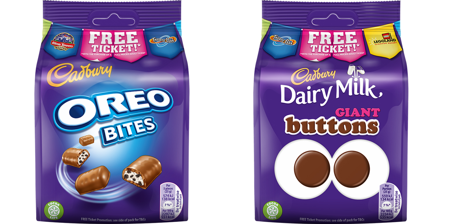 Cadbury and Merlin reunite for on pack free ticket promotion IPM Bitesize