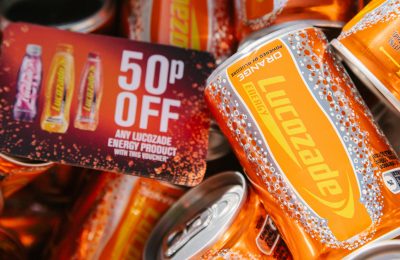 Lucozade Energy is delivering its biggest ever sampling activity across the UK this year as part of its wide-reaching Energy Beats Everything campaign. The brand’s extensive sampling will see seven million ice-cold orange 150ml cans being circulated during this campaign will drive sales of Lucozade Energy by getting the drink into the hands of consumers.