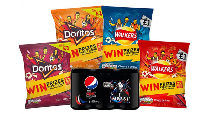 PepsiCo brands are coming together this summer to encourage shoppers to host their own big night in with its range of snacks and beverages and get behind their favourite football team. The ‘Power of One’ campaign features an on-pack promotion offering prizes across selected formats of Walkers Tear ‘n’ Share, Walkers Stax, Doritos and Pepsi Max.