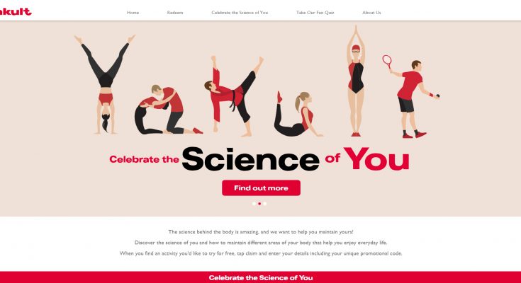 Yakult is giving customers the chance to enjoy a range of activities that are rewarding for both body and mind, in a on-pack promotional campaign created to celebrate ‘The Science of You’.