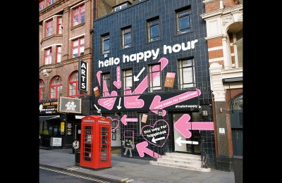 Benefit Cosmetics has teamed up with happiness expert Laura Jane Williams to create the Hello Happy House, designed to take guests on a journey through the differing states of happiness during an immersive ‘Happy Hour’ with a difference.