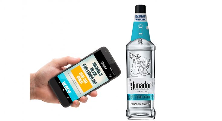 El Jimador, a leading premium tequila brand owned by US drinks giant Brown-Forman, is launching a ‘smart’ bottle and connected drinks coaster, using technology developed by Norwegian NFC experts, Thinfilm.