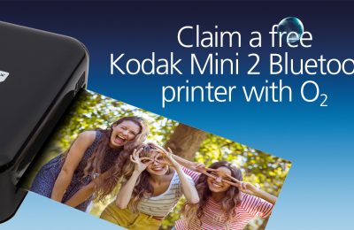 O2 is offering customers the opportunity to cover their fridges with snapshots, with a ‘gift with purchase’ offer giving away free Kodak Mini 2 Bluetooth printers (worth £89.99) when they buy an eligible handset either instore, online or over the phone.