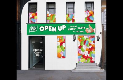 Tic Tac is launching a pop-up interactive experience, designed to encourage people to open up in a fun and light hearted way, in London’s Covent Garden. The activity supports the brand’s new ‘Open up’ marketing campaign.