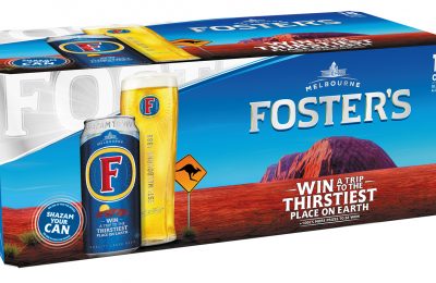 Foster’s is giving consumers the chance to win a unique trip to “the thirstiest place on earth” – Ayers Rock, Australia – in an on-pack summer promotion in partnership with music and discovery app, Shazam.