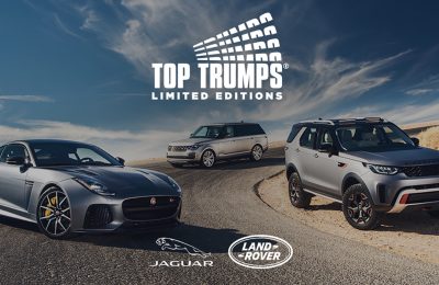 Jaguar Land Rover is driving footfall to its stand at this year’s Goodwood Festival of Speed with a specially-commissioned exclusive digital Top Trumps App for Festival visitors, covering both the Jaguar and Land Rover marques.