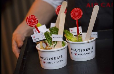 Air Canada is running a pop-up restaurant serving gourmet versions of Canada’s national dish, Poutine, inspired by a selection of the airline’s destinations, for the second year running.